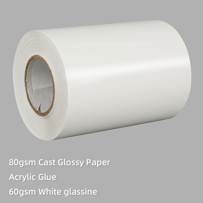 HCH-HK8060 High Quality Cast Coated Glossy Label Paper Roll