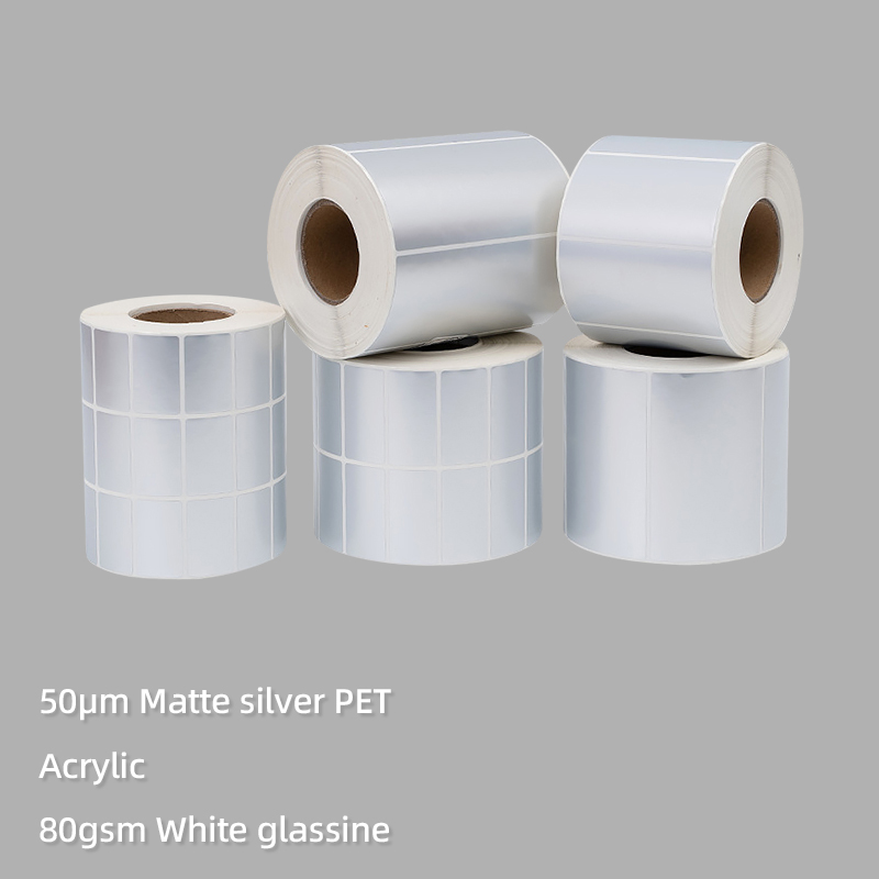 HCH-HCT1008 High Quality 50μm Matte Silver PET Jumbo Roll