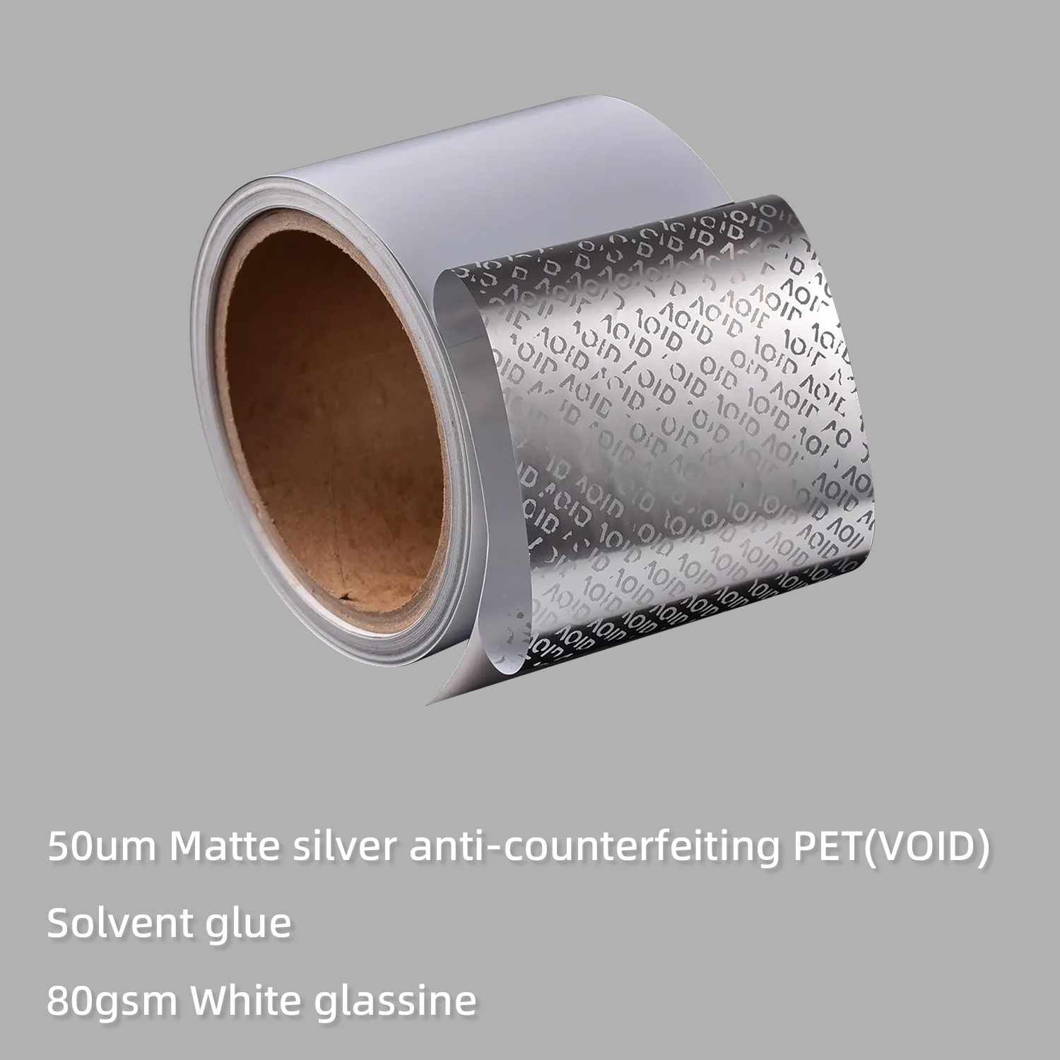 HCH-VPT506 Matte Silver PET VOID